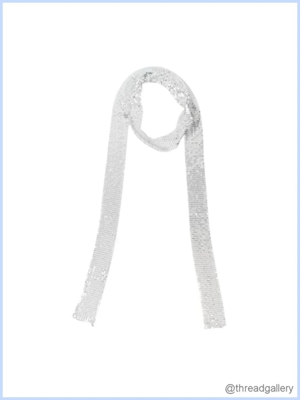 Metal Sequins Fashion Scarf Neckerchief Choker for Women